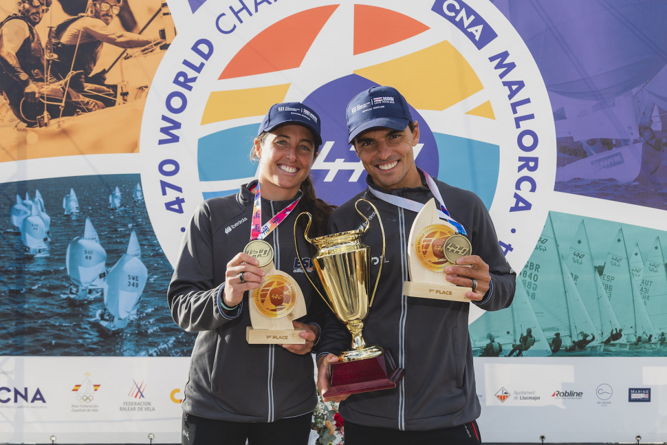 Jordi Xammar y Nora Brugman, campeones del mundo de 470